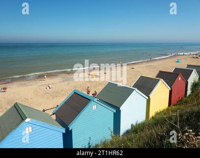 Mundesley Beach, Norfolk, Großbritannien Stockfoto