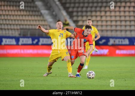 David #21 und Gore #8 während des Spiels Rumänien U20 gegen England U20,12.10.2023, Arcul de triumf Stadium, U20 European Elite League / Cristi Stavri Stockfoto