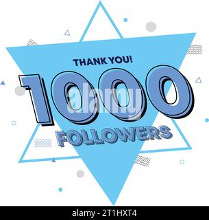 Vielen Dank 1K Vector Stock Vektor