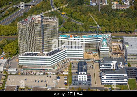 Luftbild, Stadtkrone-Ost Baustelle mit Neubau, Direktion Continentale, Schüren, Dortmund, Ruhrgebiet, Nordrhein-Westfalen, Deutschland ACHTUNGxMINDESTHONORARx60xEURO *** Luftansicht, City Crown East Baustelle mit Neubau, direktion Continentale, Schüren, Dortmund, Ruhrgebiet, Nordrhein-Westfalen, Deutschland ATTENTIONxMINESTHONORARx60xEURO Credit: Imago/Alamy Live News Stockfoto