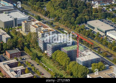 Luftbild, Stadtkrone-Ost Baustelle mit Neubau, Schüren, Dortmund, Ruhrgebiet, Nordrhein-Westfalen, Deutschland ACHTUNGxMINDESTHONORARx60xEURO *** Luftansicht, Stadtkrone Ost Baustelle mit Neubau, Schüren, Dortmund, Ruhrgebiet, Nordrhein-Westfalen, Deutschland ATTENTIONxMINESTHONORARx60xEURO Credit: Imago/Alamy Live News Stockfoto