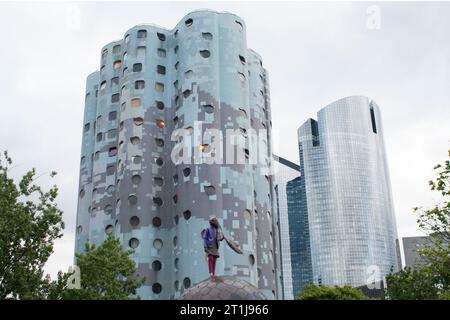 Fille des nuages Stockfoto