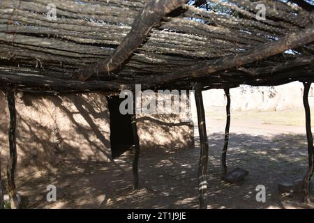 Tumacacori, AZ. USA. 10/9/2023. Die Mission San Cayetano del Tumacácori wurde 1691 von den Jesuiten in der Nähe einer Siedlung von Sobaipuri gegründet Stockfoto