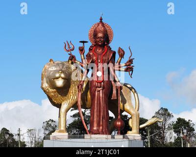 Maa Durga Statue, Grand Bassin, Mauritius Stockfoto