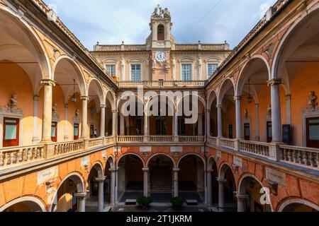 Palazzo Doria-Tursi (palazzo Niccolò Grimaldi), an der Via Giuseppe Garibaldi im historischen Stadtzentrum von Genua, Ligurien, Italien. Seit 1848, Pa Stockfoto