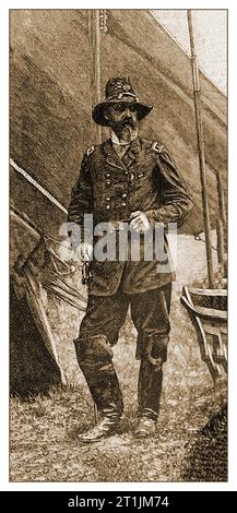 Generalmajor George Gordon Meade im aktiven Dienst, geboren in Cadiz, Spanien, und kam nach Amerika, nachdem seine Familie während der Napoleonischen Kriege finanziell ruiniert wurde - El Bürgermeister George Gordon Meade en servicio activo, nació en Cádiz, España y vino a Estados Unidos después de que su familia se arruinara económicamente durante las guerras napoleónicas. Stockfoto