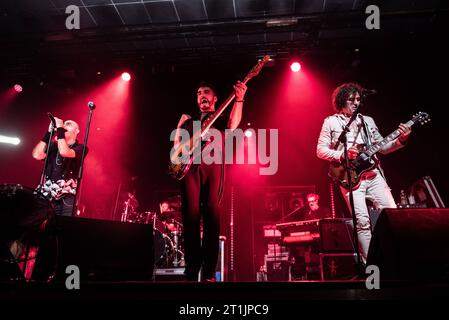 Musikkonzert - Negrita - Tour 2023 Pau Paolo Bruni, Giacomo Rossetti und Drigo Enrico Salvi von Negrita Nonantola MO Vox Club Italien Copyright: XMirkoxFava/TSCKx/xLiveMediax LPM 1086561 Credit: Imago/Alamy Live News Stockfoto