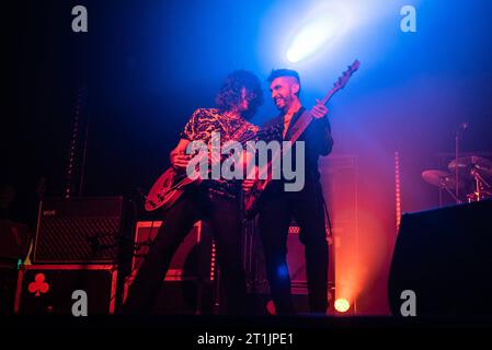 Musikkonzert - Negrita - Tour 2023 Mac Cesare Petricich und Giacomo Rossetti von Negrita Nonantola MO Vox Club Italien Copyright: XMirkoxFava/TSCKx/xLiveMediax LPM 1086576 Credit: Imago/Alamy Live News Stockfoto