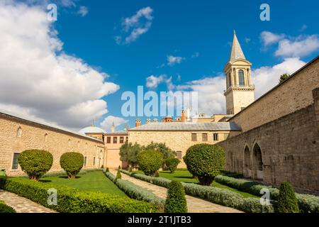 Hof des Topkapi-Palast, Istanbul, Türkei Stockfoto