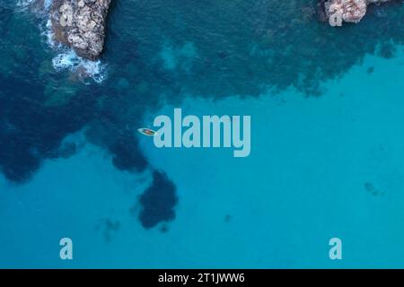 Imagen aerea de playas de Mallorca Stockfoto