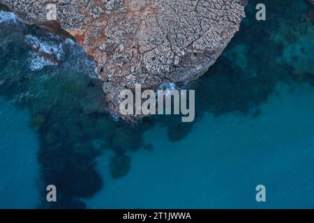 Imagen aerea de playas de Mallorca Stockfoto