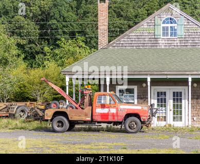 Alte, gut benutzte Ausweichkraft-RAM-Wracker Stockfoto