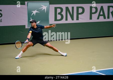 Stockholm, Kungliga tennishallen, Benjamin Hassan gegen Andrea Vavassori. Benjamin Hassan Stockfoto