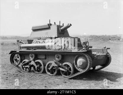 British Light Tank Mk III. Stockfoto