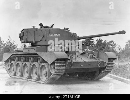 Tanks und Afvs der Britischen Armee 1939-45 Cruiser tank Comet I (A34) Stockfoto