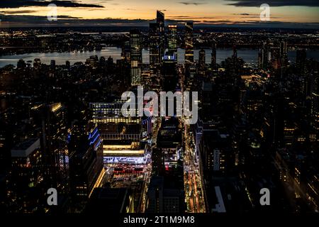 Blick vom Empire State Building Stockfoto