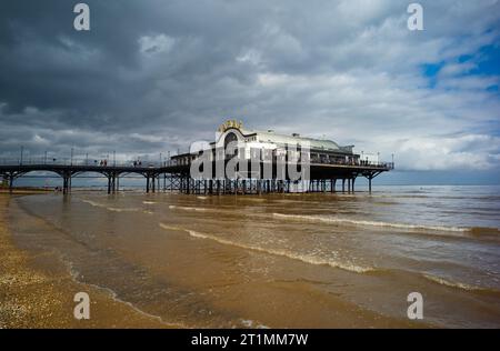 Papas Fish and Chips Restaurant am Cleethorpes Pier Stockfoto