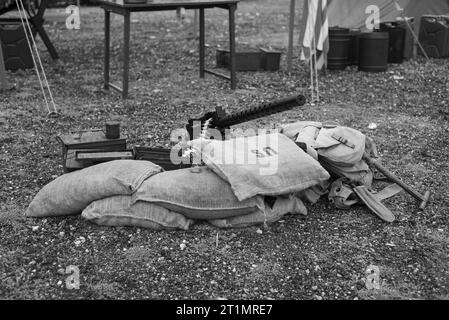 WIEDERBELEBUNG DER GESCHICHTSMESSE, Ausstellung der Militärgeschichte des Zweiten Weltkriegs in Ifema Madird, 14. Oktober 2023, Spanien. Stockfoto