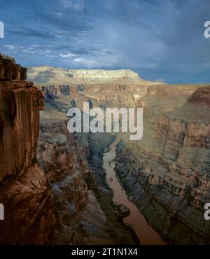 Sturm, Toroweap Overlook, Colorado River, Grand Canyon National Park, Arizona Stockfoto