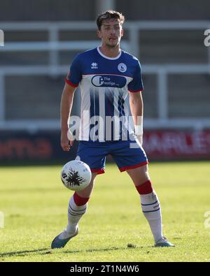 Alex Lacey von Hartlepool United beim Spiel der vierten Qualifikationsrunde des FA Cup zwischen Hartlepool United und Chester im Victoria Park, Hartlepool am Samstag, den 14. Oktober 2023. (Foto: Mark Fletcher | MI News) Credit: MI News & Sport /Alamy Live News Stockfoto