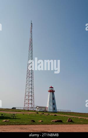 North Cape Lighthouse   Seacow Pond, Prince Edward Island, CAN Stockfoto