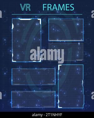 Echtzeit-Radarelementverwaltung Stock Vektor