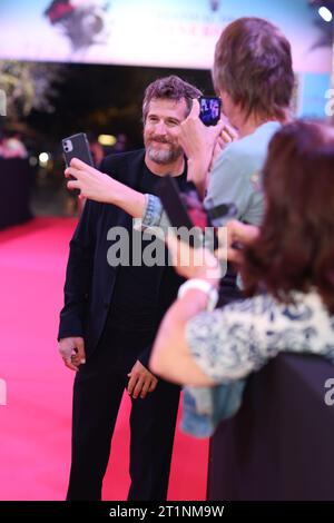 Nizza, Frankreich. Oktober 2023. Guillaume Canet besucht das Festival de Nice Cineroman 2023, Bild und Copyright Thierry CARPICO/ATP Images (CARPICO Thierry/ATP/SPP) Credit: SPP Sport Press Photo. /Alamy Live News Stockfoto