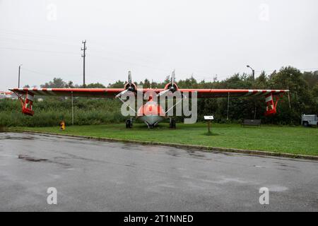 PBY-5a Catalina Canso Wasserbomber im North Atlantic Aviation Museum in Gander, Neufundland & Labrador, Kanada Stockfoto