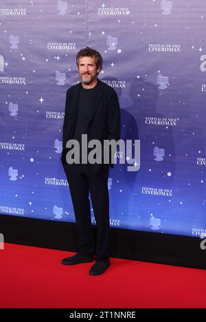 Nizza, Frankreich. Oktober 2023. Guillaume Canet besucht das Festival de Nice Cineroman 2023, Bild und Copyright Thierry CARPICO/ATP Images (CARPICO Thierry/ATP/SPP) Credit: SPP Sport Press Photo. /Alamy Live News Stockfoto