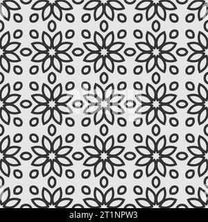 Geometrisches Vektormuster zum Einfärben des Seitendesigns Stock Vektor