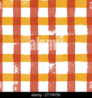 Farbenfrohe Streifen aus Stoff oder Stoff, nahtloses Muster Stock Vektor