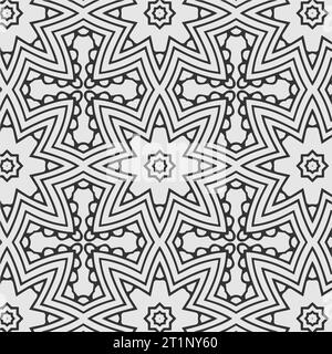 Digitale Kunstvektor grammatische Blumenformen und Musterdesign Stock Vektor