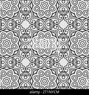 Digitale Kunstvektor grammatische Blumenformen und Musterdesign Stock Vektor