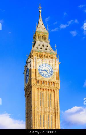 London, England, Großbritannien. Der Big Ben Uhrenturm. Stockfoto