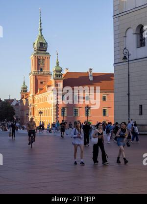 Das Königsschloss, die Altstadt, Warschau, Polen Stockfoto