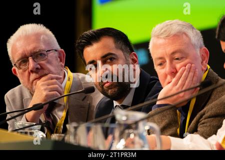 Aberdeen, Schottland, Großbritannien. Oktober 2023. Der Eröffnungstag der 89. Jährlichen nationalen Konferenz im P and J Live Konferenzzentrum in Aberdeen, Schottland, Iain Masterton/Alamy Live News Stockfoto