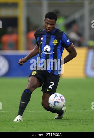 Mailand, Italien. September 2023. Denzel Dumfries vom FC Internazionale während des Spiels der Serie A in Giuseppe Meazza, Mailand. Der Bildnachweis sollte lauten: Jonathan Moscrop/Sportimage Credit: Sportimage Ltd/Alamy Live News Stockfoto