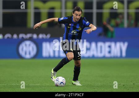 Mailand, Italien. September 2023. Matteo Darmian vom FC Internazionale während des Spiels der Serie A bei Giuseppe Meazza, Mailand. Der Bildnachweis sollte lauten: Jonathan Moscrop/Sportimage Credit: Sportimage Ltd/Alamy Live News Stockfoto