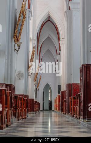 St. Josephs Kathedrale, OLS-Viertel, Hanoi, Vietnam Stockfoto