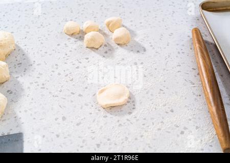 Hausgemachte Naan-Dippers Stockfoto