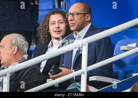 Paris, Frankreich. Oktober 2023. Philippe DIALLO, Präsident des französischen Fußballverbandes (FFF), während der Weltmeisterschaft 2023, dem Viertelfinalspiel der Rugby union zwischen Irland und Neuseeland am 14. Oktober 2023 im Stade de France in Saint-Denis bei Paris, Frankreich Credit: Independent Photo Agency/Alamy Live News Stockfoto