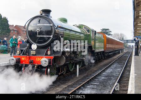 1301 Mayflower in Sheringham an der North Norfolk Railway Stockfoto