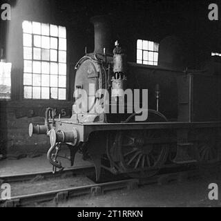 Dampflokomotiven auf der Isle of White vom 11. Oktober 1966 Stockfoto