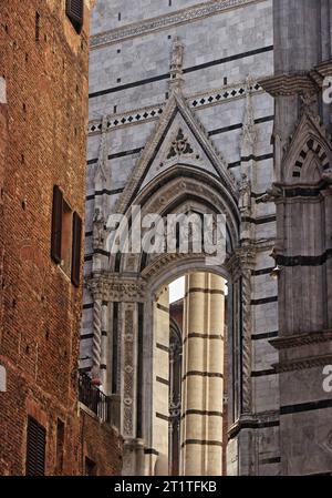 Kathedrale von Siena in der Toskana, Italien Stockfoto