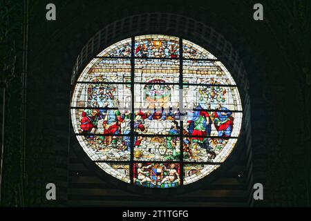 Das Innere der Kathedrale von Siena in der Toskana, Mittelitalien Stockfoto