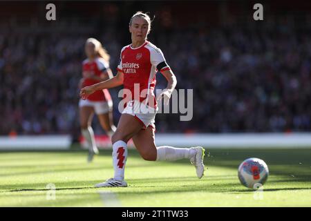 London, Großbritannien. Oktober 2023. Caitlin Foord of Arsenal Women beim FA Women's Super League 1 Spiel zwischen Arsenal Women und Aston Villa Women im Emirates Stadium in London, England am 15. Oktober 2023. Foto von Joshua Smith. Nur redaktionelle Verwendung, Lizenz für kommerzielle Nutzung erforderlich. Keine Verwendung bei Wetten, Spielen oder Publikationen eines einzelnen Clubs/einer Liga/eines Spielers. Quelle: UK Sports Pics Ltd/Alamy Live News Stockfoto