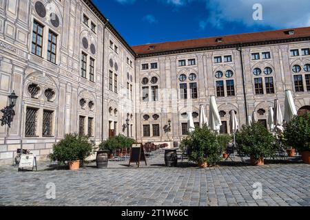 Die Münchner Residenz oder Münchener Residenz ist der ehemalige Königspalast in München, Bayern Stockfoto