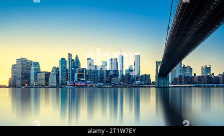 Panoramablick auf die Skyline von New york Stockfoto