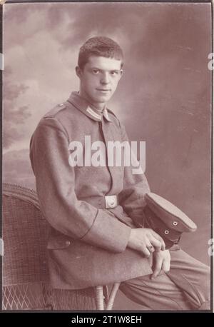Der deutsche Spion Josef Jakobs, ein Soldat der Kaiserlichen Deutschen Armee während des Ersten Weltkriegs Stockfoto
