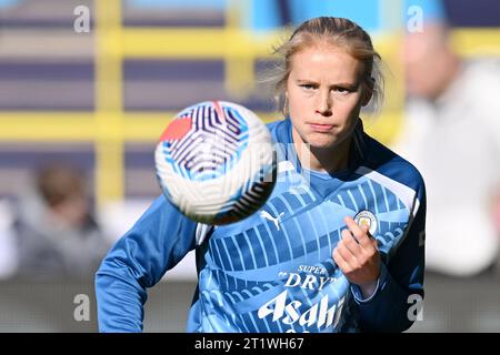 Manchester, Großbritannien. Oktober 2023. Julie Blakstad von Manchester City Women während des FA Women's Super League Spiels im Academy Stadium, Manchester. Der Bildnachweis sollte lauten: Ben Roberts/Sportimage Credit: Sportimage Ltd/Alamy Live News Stockfoto